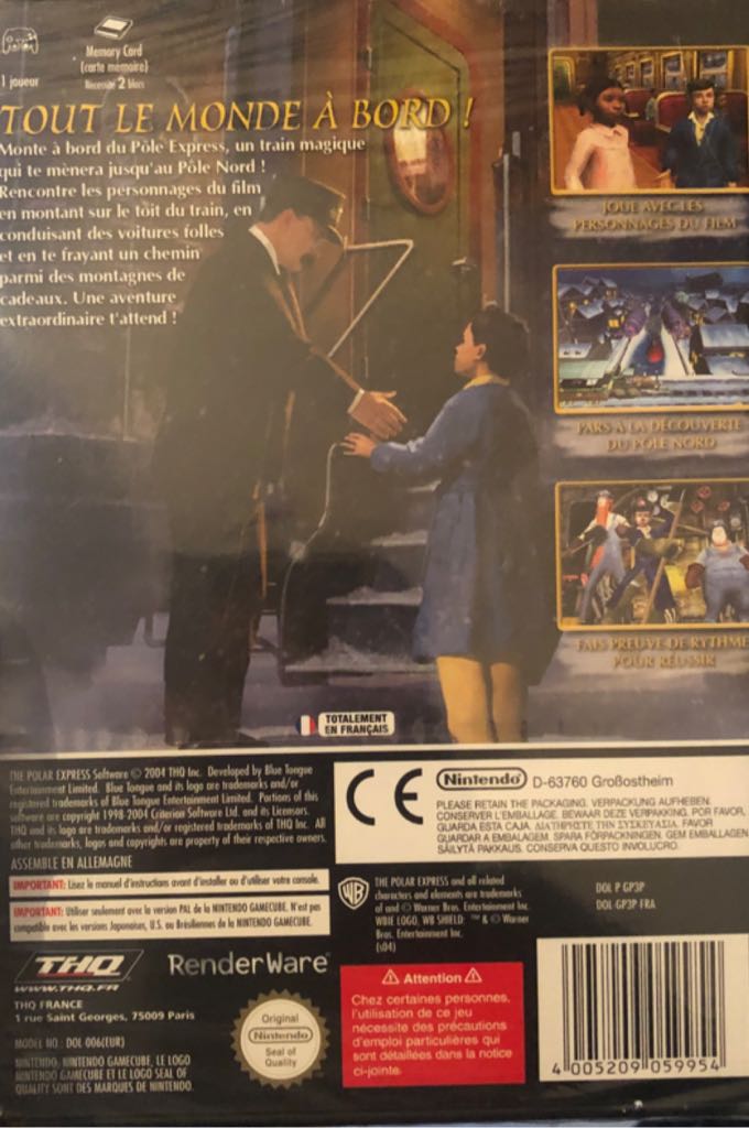 Le Pôle Express - Nintendo GameCube video game collectible [Barcode 4005209059954] - Main Image 2