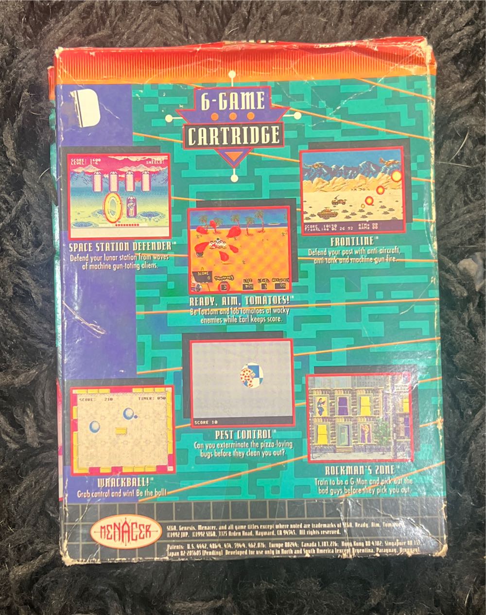 Menacer - Sega Genesis (Mega Drive) video game collectible - Main Image 2