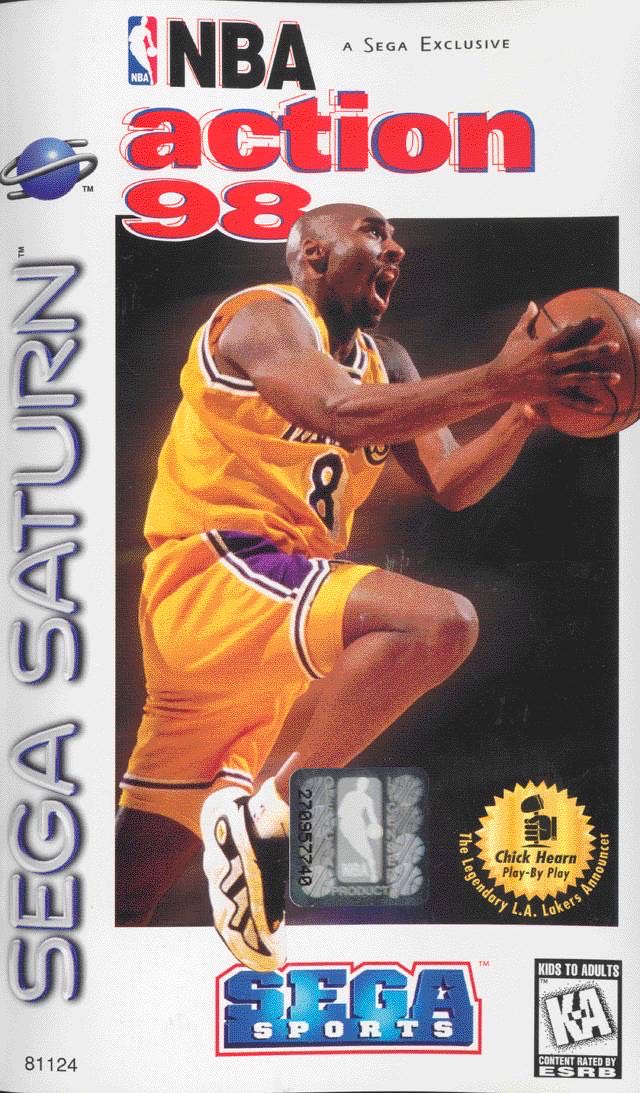 NBA Action 98 - Sega Saturn (Sega Sports - 2) video game collectible [Barcode 010086811247] - Main Image 3