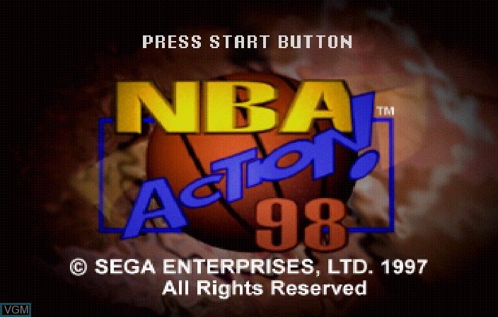 NBA Action 98 - Sega Saturn (Sega Sports - 2) video game collectible [Barcode 010086811247] - Main Image 4