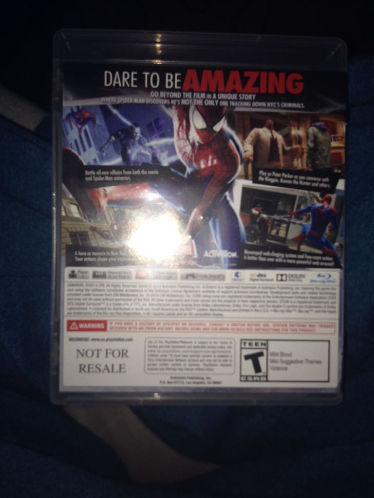 The Amazing Spider-man 2  - Sony PlayStation 3 (PS3) (1) video game collectible - Main Image 2