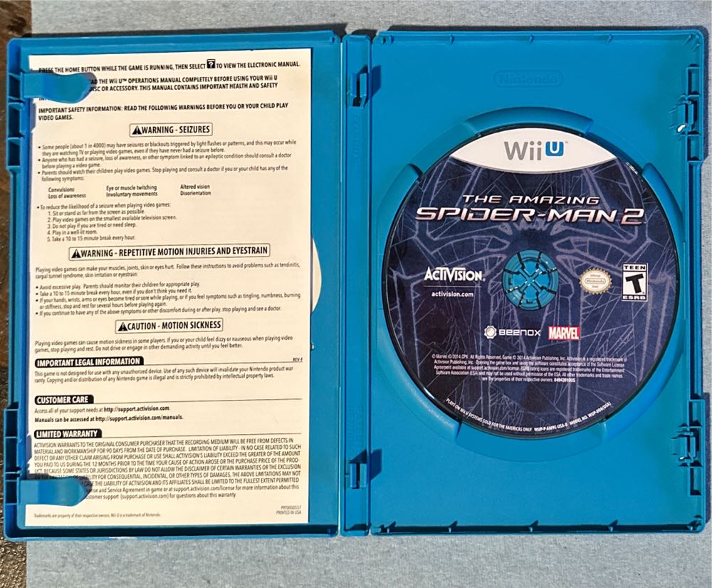 The Amazing Spider-Man 2 - Nintendo Wii U (Activision - 1) video game collectible [Barcode 047875849426] - Main Image 4