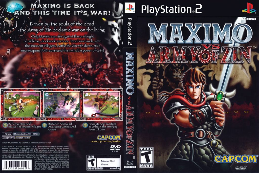 Maximo vs Army of Zin - Sony PlayStation 2 (PS2) (CE europe Ltd. - 1) video game collectible [Barcode 5055060921586] - Main Image 2