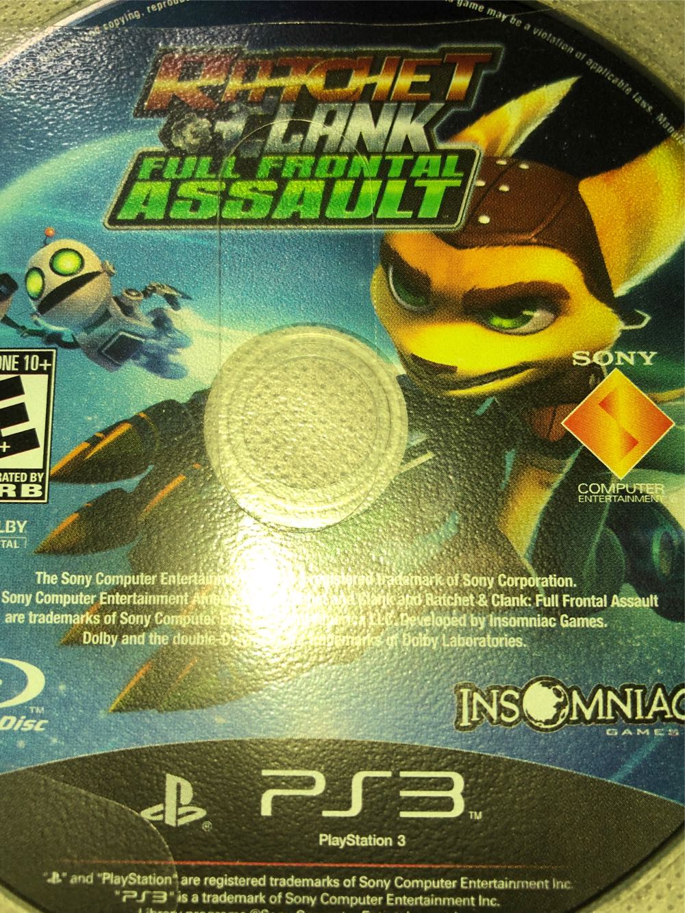 Ratchet & Clank: Full Frontal Assualt - Sony PlayStation 3 (PS3) (SCEA - 1) video game collectible - Main Image 4