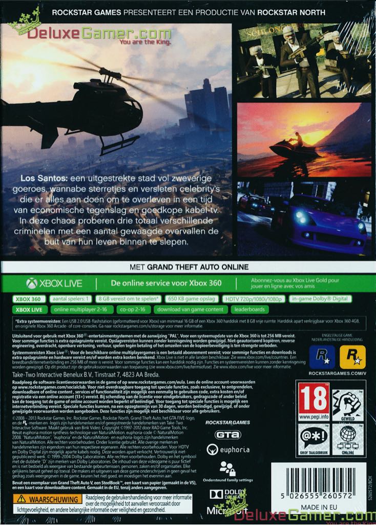 Gta 5  - Microsoft Xbox 360 (Rock Star) video game collectible - Main Image 2