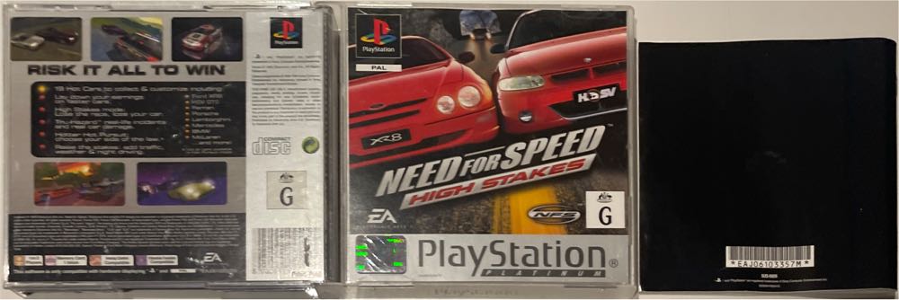 Need For Speed High Stakes - PS1 2.0 - Sony PlayStation (Electronic Arts - 1 Players) video game collectible [Barcode 5030941025416] - Main Image 4