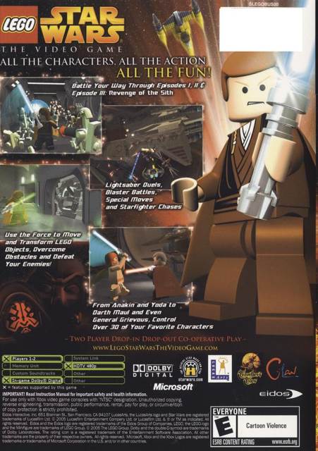 Lego Star Wars - Microsoft Xbox (LucasArts - 2) video game collectible [Barcode 5032921022224] - Main Image 2