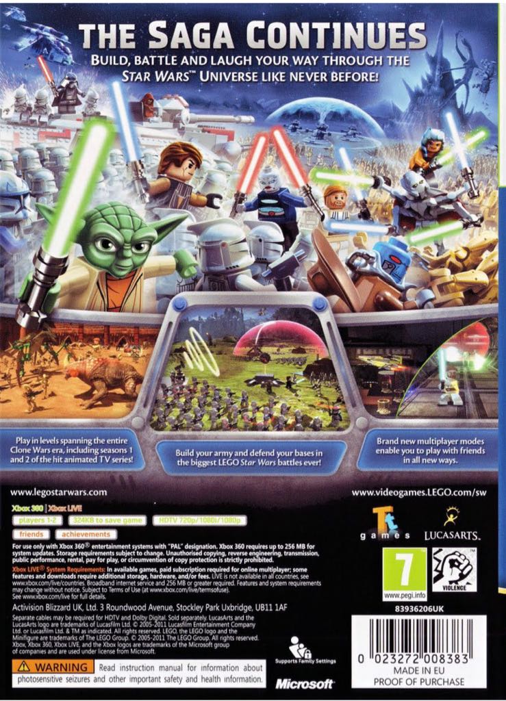 LEGO Star Wars III (3) The Clone Wars - Nintendo DSi video game collectible [Barcode 8717418409319] - Main Image 2