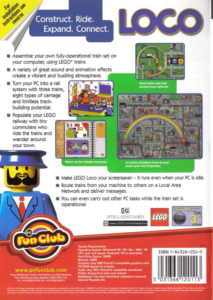 LEGO Loco - PC (Focus Multimedia - 1) video game collectible [Barcode 5031366120113] - Main Image 2