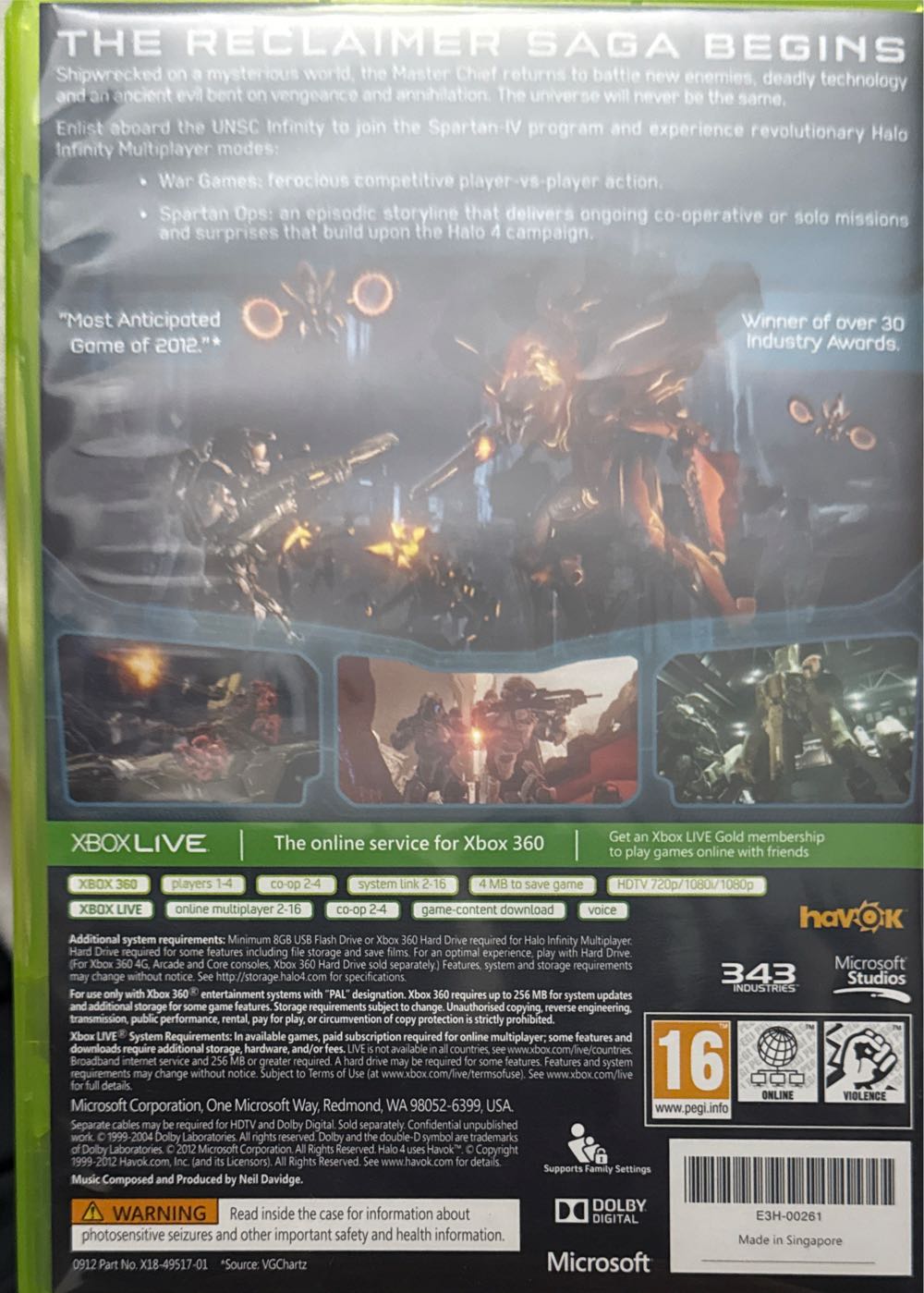 Halo 4 Bundle Copy - Microsoft Xbox 360 video game collectible - Main Image 2