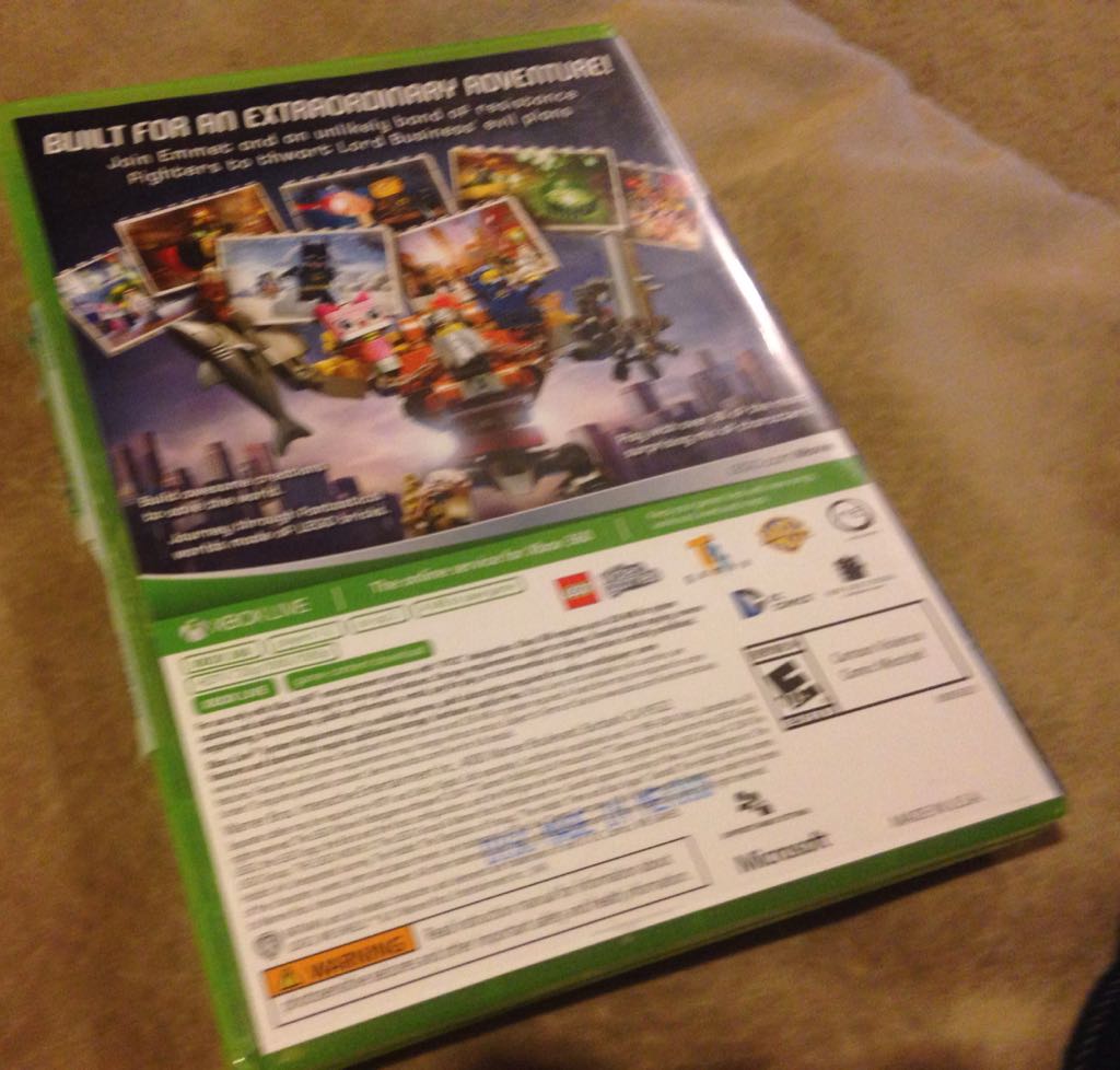 LEGO Movie Videogame - Microsoft Xbox 360 (The LEGO Group) video game collectible - Main Image 2
