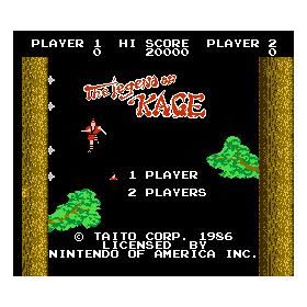 The legend of kage - Nintendo Entertainment System (NES) video game collectible - Main Image 2
