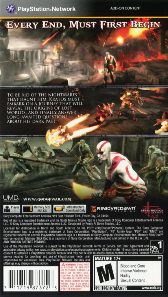 God of War: Ghost Of Sparta - Sony PlayStation 3 (PS3) (Sony Interactive Entertainment - 1) video game collectible - Main Image 2