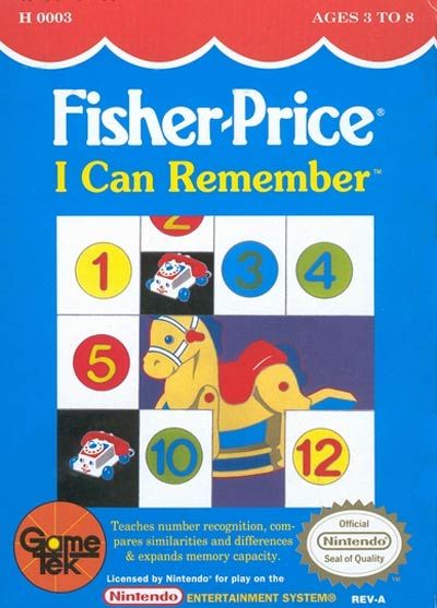 Fisher-Price: I Can Remember - Nintendo Entertainment System (NES) (GameTek) video game collectible - Main Image 1
