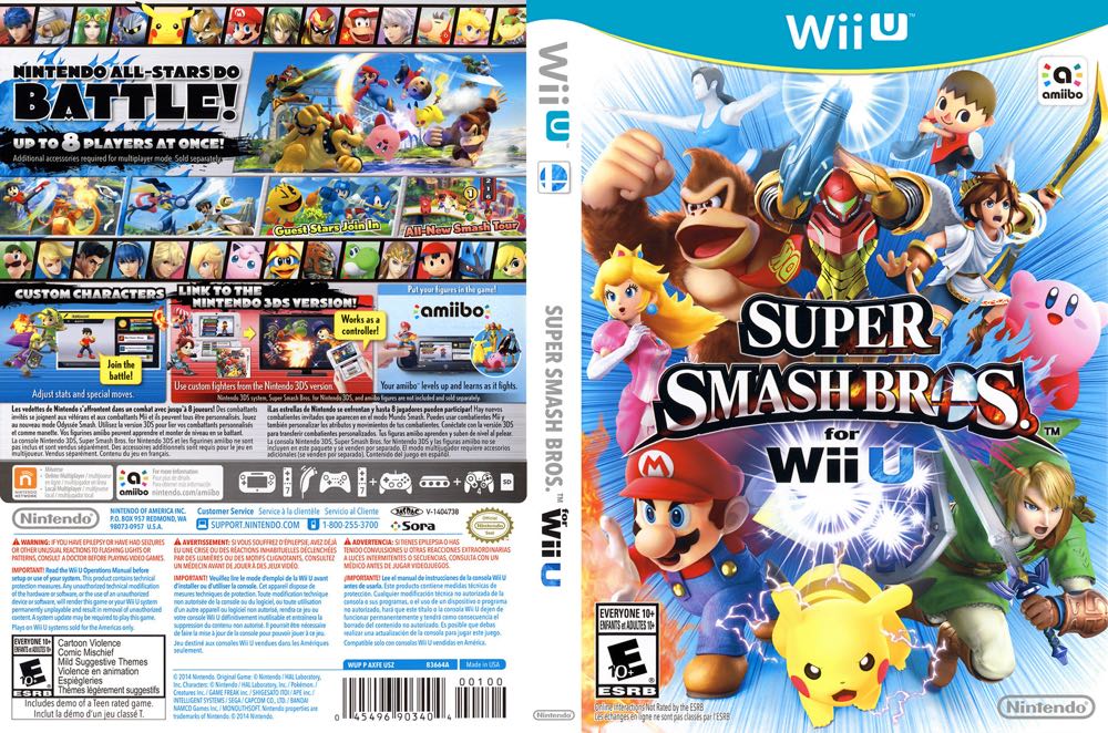 Super Smash Bros Wii U - Nintendo Wii U (Nintendo - 8) video game collectible [Barcode 045496903404] - Main Image 4