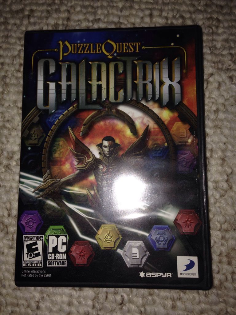 Puzzle Quest Galactrix - PC video game collectible [Barcode 618870120713] - Main Image 1
