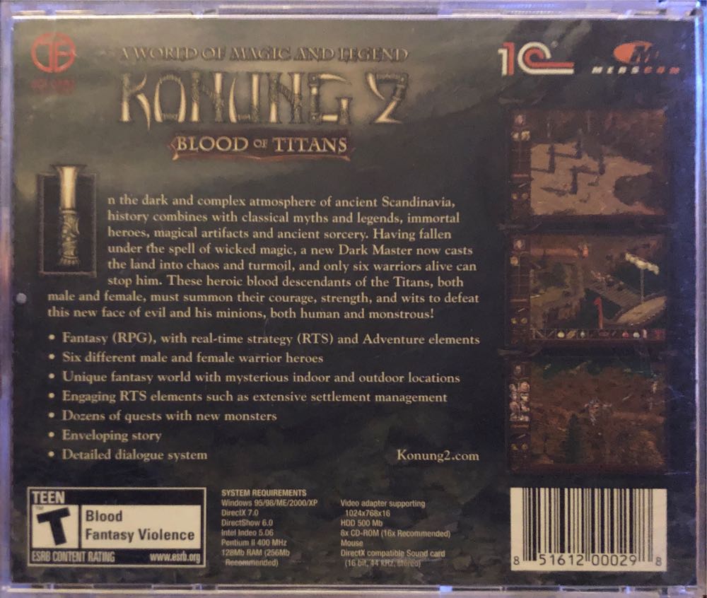 Konung 2: Blood Of Titans - PC video game collectible [Barcode 851612000298] - Main Image 2