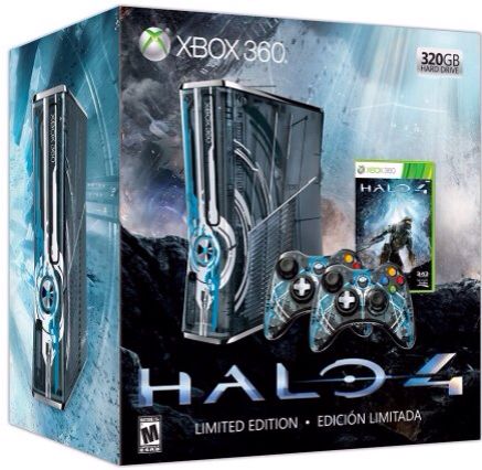 Microsoft Xbox 360 Slim Edition Limitée Halo 4 - ITMC video game collectible - Main Image 2
