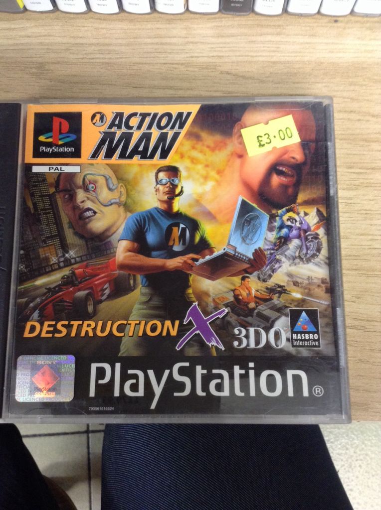 Action Man: Destruction X - Sony PlayStation (1) video game collectible [Barcode 790561515524] - Main Image 1