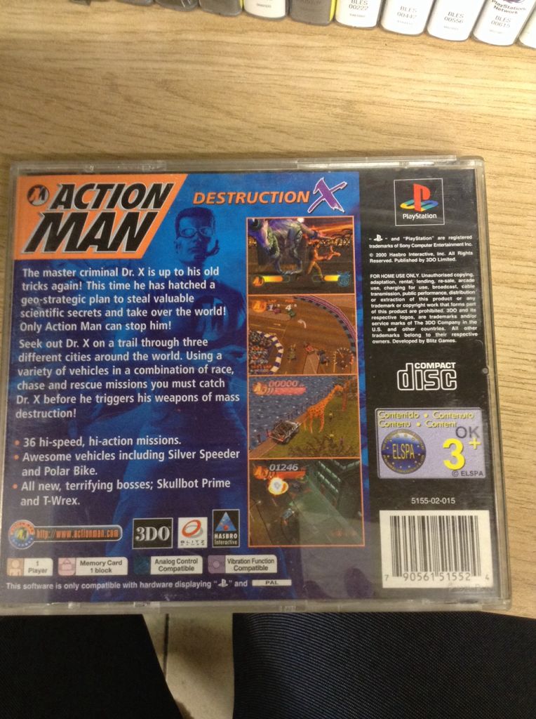 Action Man: Destruction X - Sony PlayStation (1) video game collectible [Barcode 790561515524] - Main Image 2