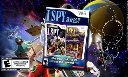 I Spy Game Pack - Nintendo Wii (Scholastic Interactive - Prize) video game collectible [Barcode 078073471881] - Main Image 2