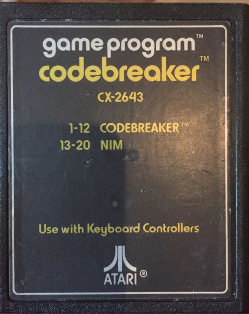 Code Breaker (Sears) - Atari 2600 video game collectible - Main Image 1