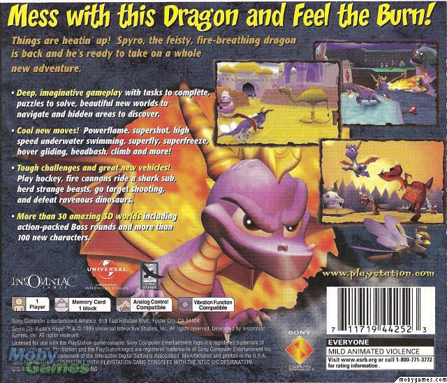 Spyro 2: Rypto’s Rage - Sony PlayStation Network (PSN) (Sony Computer Enteraiment) video game collectible - Main Image 2