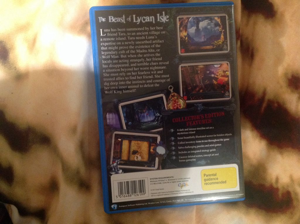 The Beast of Lycan Isle - PC video game collectible [Barcode 5016488126199] - Main Image 2