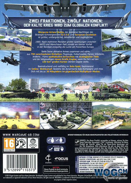 Wargame: Airland Battle - PC video game collectible - Main Image 2