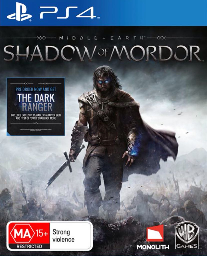 Middle-earth: Shadow of Mordor - Sony PlayStation 4 (PS4) (Warner Bros. Games - 1) video game collectible - Main Image 1