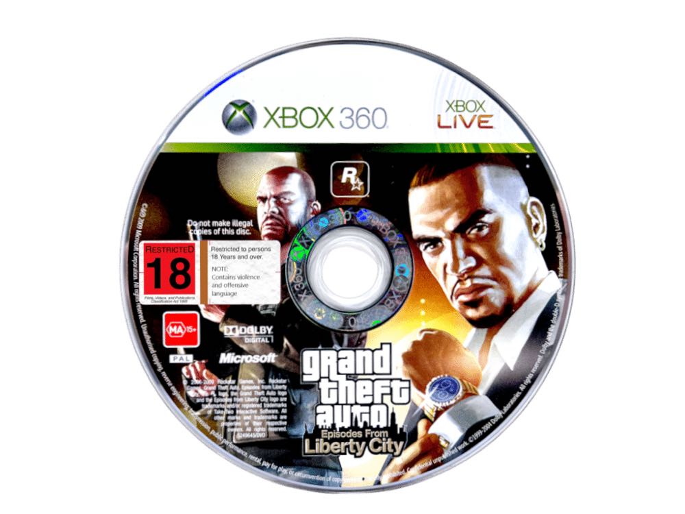 Grand Theft Auto IV: Episodes from Liberty City - Microsoft Xbox 360 (Take-Two Interactive Software - 1) video game collectible [Barcode 5026555249980] - Main Image 2