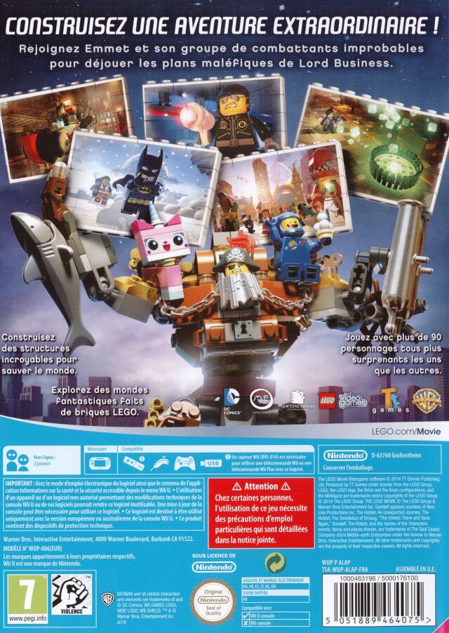 LEGO: The Hobbit - Nintendo Wii U (WB Games) video game collectible [Barcode 5051892166287] - Main Image 2