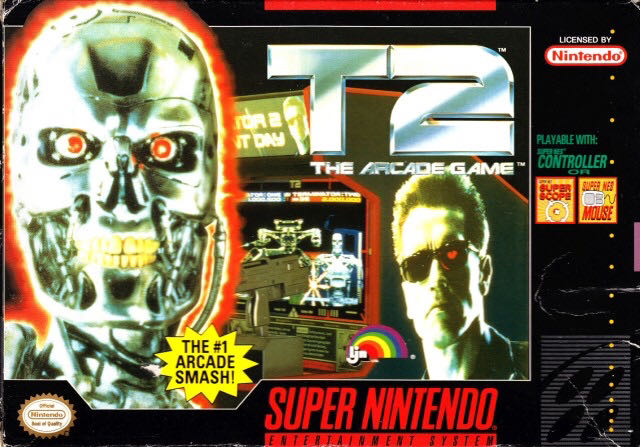 T2 The Arcade Game - Nintendo Super Nintendo Entertainment System (SNES) (LJN - 2) video game collectible [Barcode 023582087078] - Main Image 3