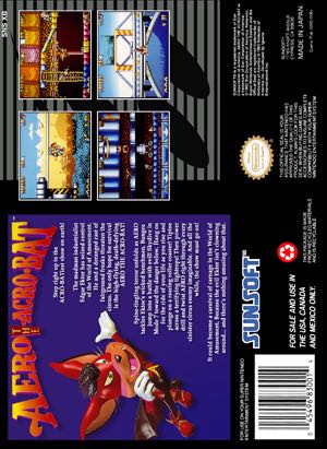 Aero The Acro-Bat 2 - Nintendo Super Nintendo Entertainment System (SNES) (SunSoft - 1) video game collectible - Main Image 2