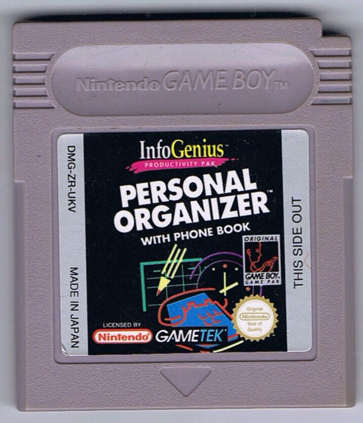 Personal Organizer - Nintendo Game Boy (InfoGenius) video game collectible - Main Image 2