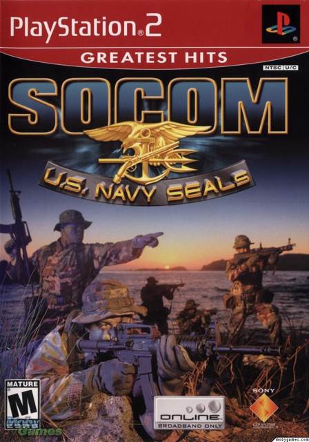 Socom: U.S. Navy Seals - Sony PlayStation 2 (PS2) (SCE - 1) video game collectible [Barcode 711719482123] - Main Image 1