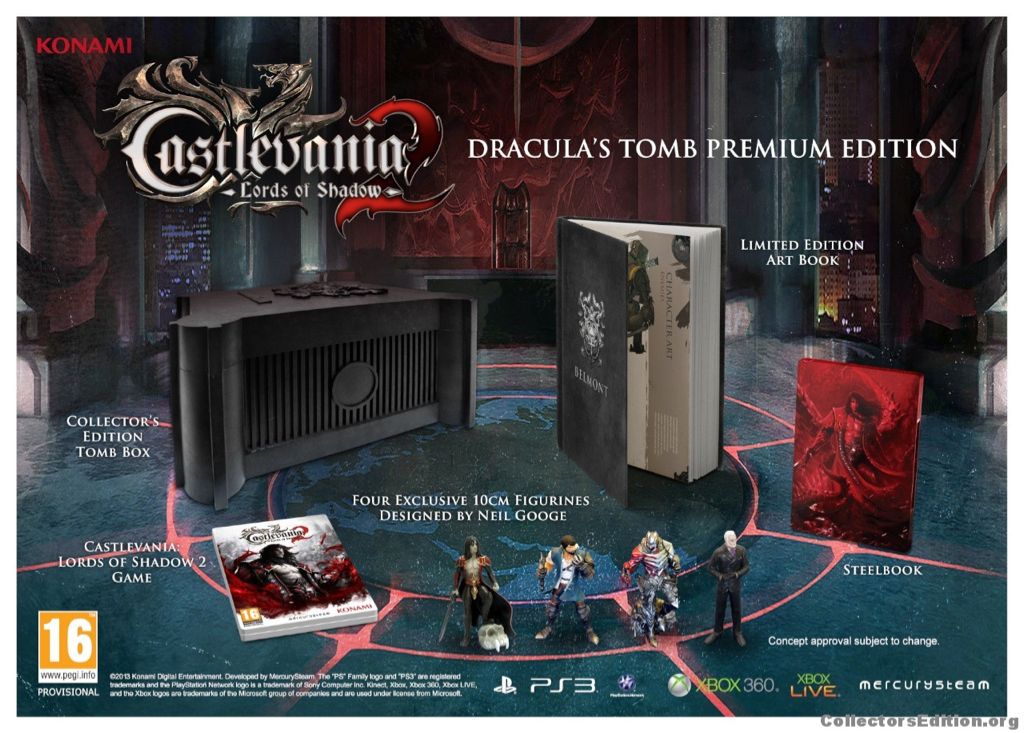 Castlevania: Lords Of Shadow 2 Dracula’s Tomb Premium Edition - Sony PlayStation 3 (PS3) (Konami - 1) video game collectible - Main Image 2