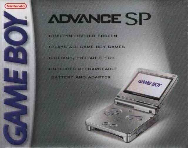 Console Game Boy Advance SP Grise - Nintendo Game Boy Advance (GBA) video game collectible - Main Image 1