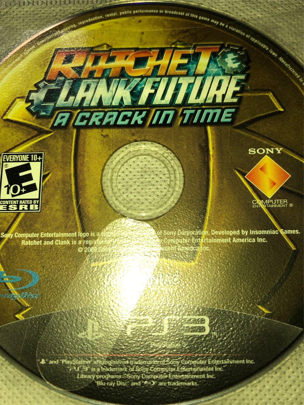 Ratchet & Clank A Crack In Time - Sony PlayStation 3 (PS3) (Insomniac - 1) video game collectible [Barcode 711719195269] - Main Image 4