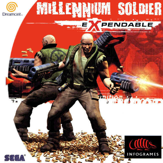 Millennium Soldier Expandable - Sega Dreamcast (Infogrames) video game collectible [Barcode 5013157000033] - Main Image 2