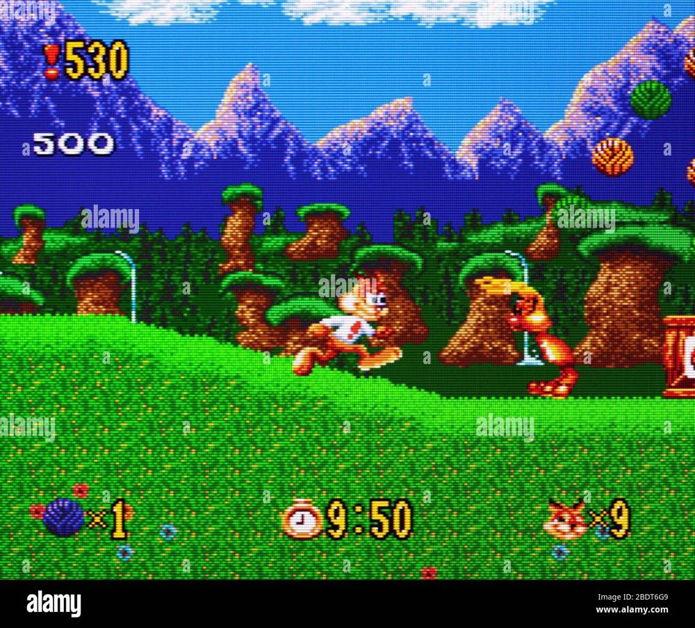 Bubsy 1 - Sega Mega Drive (Accolade - 1) video game collectible [Barcode 5020622042214] - Main Image 3