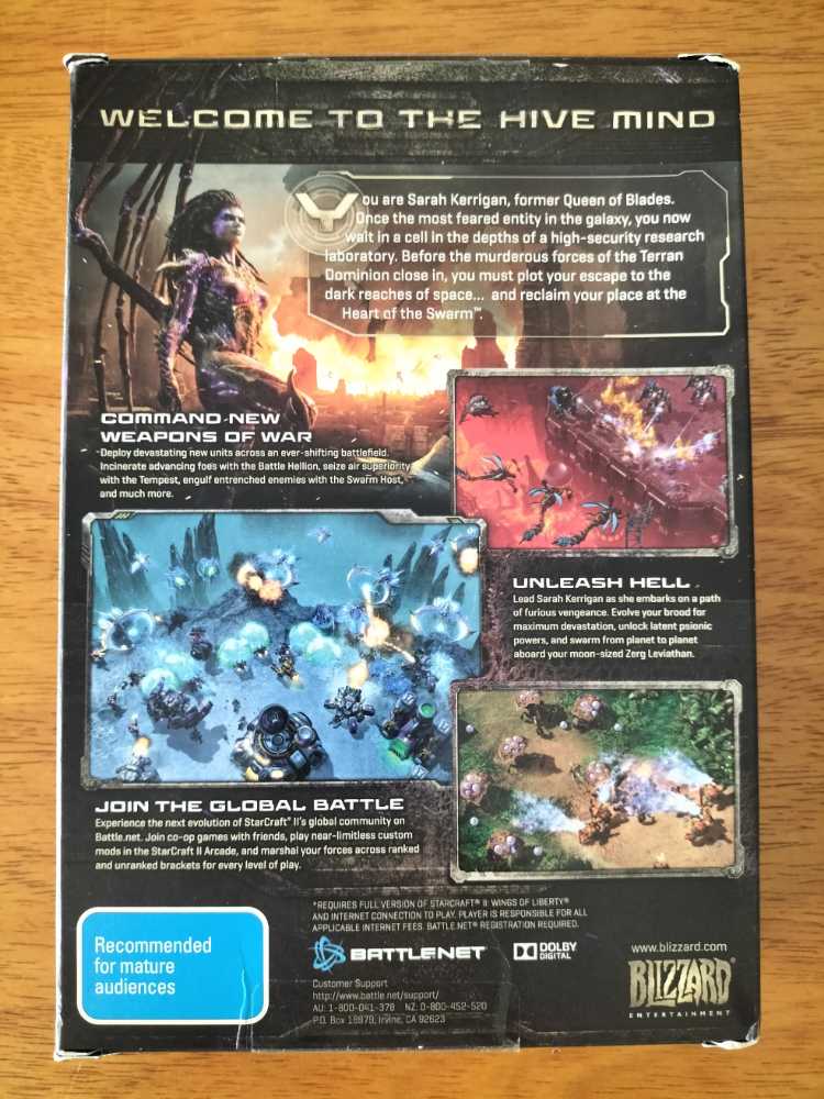 StarCraft II: Heart of the Swarm - PC video game collectible [Barcode 020626728669] - Main Image 2