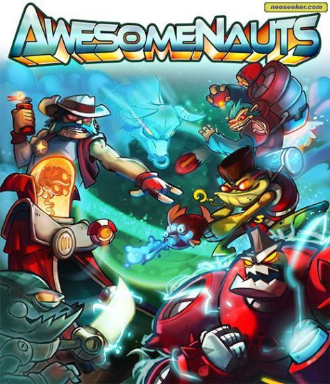 Awesomenauts Assemble - Sony PlayStation 4 (PS4) (1-3) video game collectible - Main Image 1