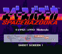 Space Bazooka - Nintendo Super Famicom (Nintendo) video game collectible [Barcode 4902370501681] - Main Image 2