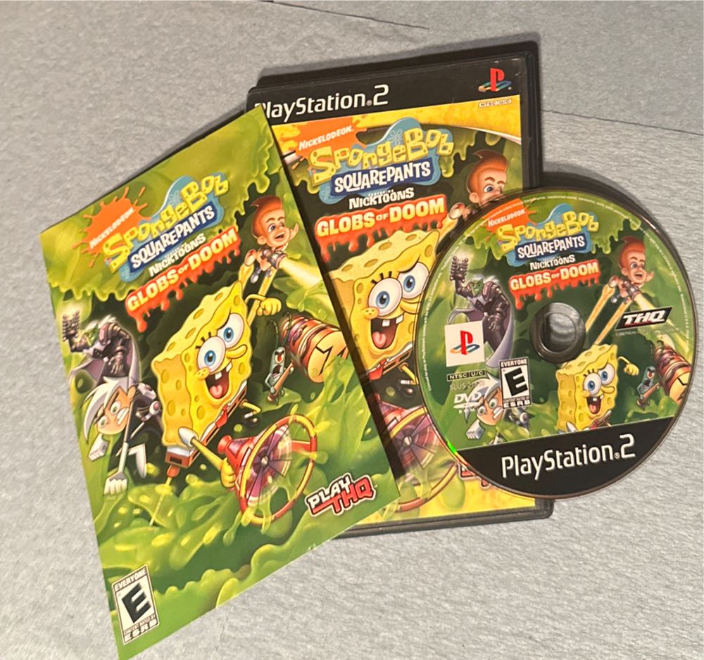 SpongeBob SquarePants:  Globs of Doom - Sony PlayStation 2 (PS2) video game collectible [Barcode 752919461433] - Main Image 3