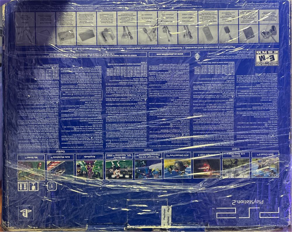 Console - Sony - Playstation 2 fat - Sony PlayStation 2 (PS2) (Sony - 4) video game collectible [Barcode 711719701101] - Main Image 3