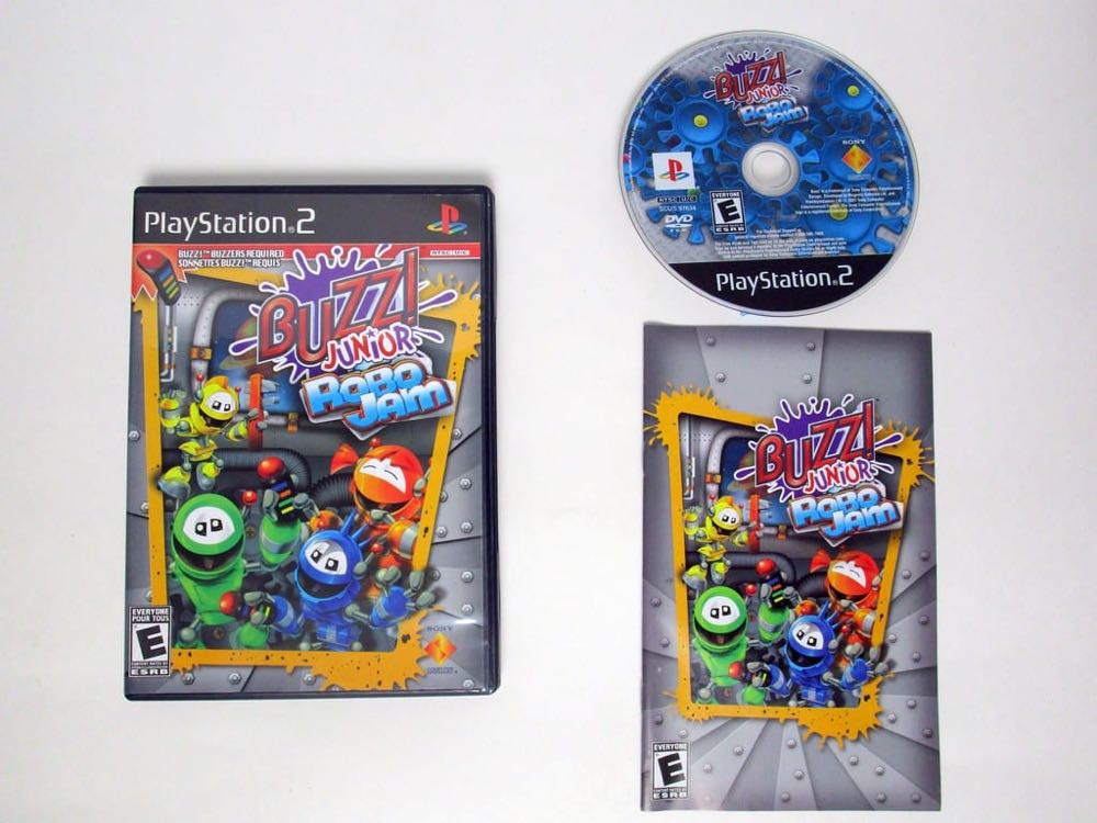 Buzz Junior Robo Jam - Sony PlayStation 2 (PS2) (1-4) video game collectible [Barcode 711719612612] - Main Image 2