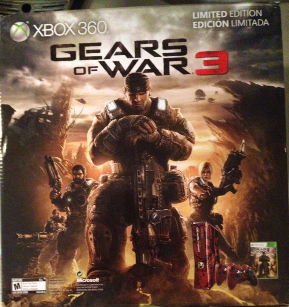 Xbox 360 Gears of War 3 Limited Edition - Microsoft Xbox 360 video game collectible [Barcode 885370325348] - Main Image 2