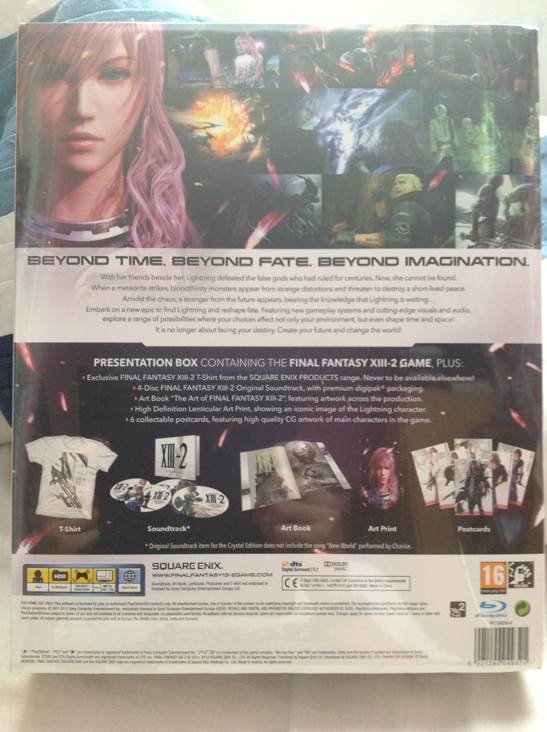 Final Fantasy XIII-2 - Crystal Edition - Sony PlayStation 3 (PS3) (Square Enix - 1) video game collectible [Barcode 5021290049321] - Main Image 2