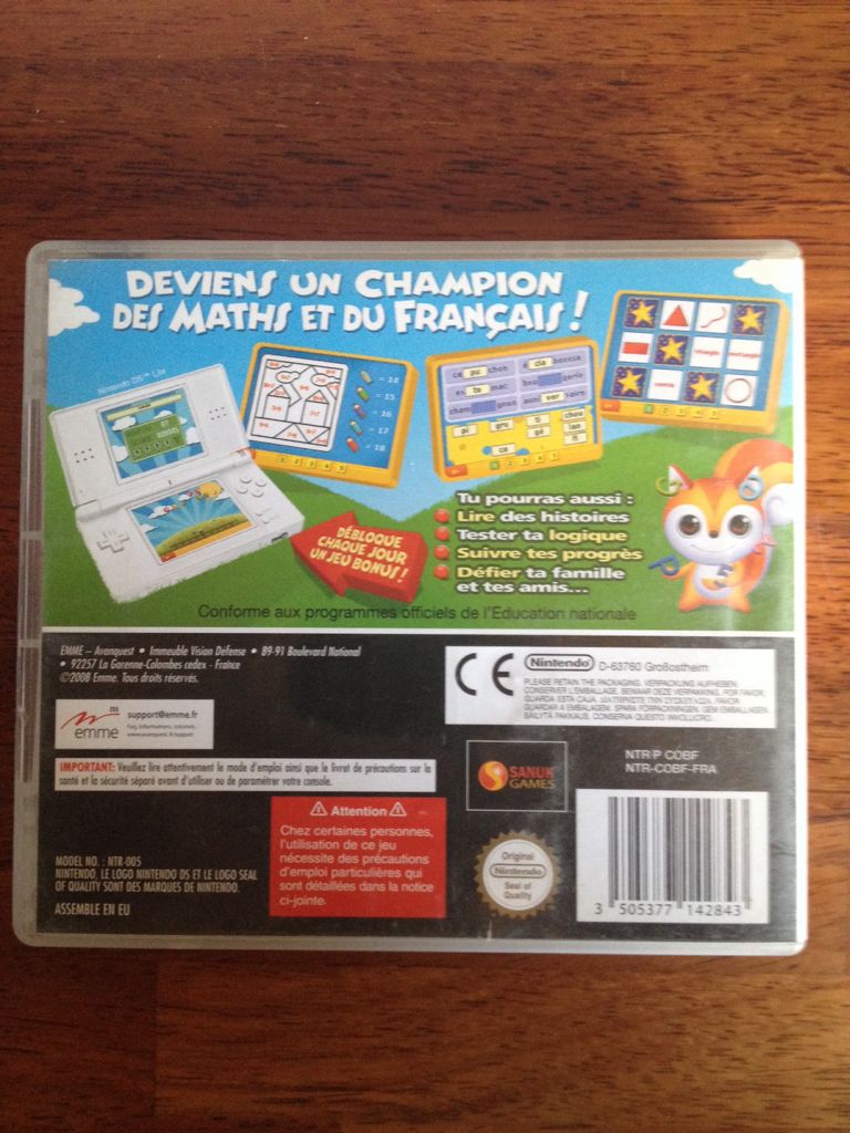 Passeport du CE1 au CE2 - Nintendo DS (1) video game collectible [Barcode 3505377142843] - Main Image 2